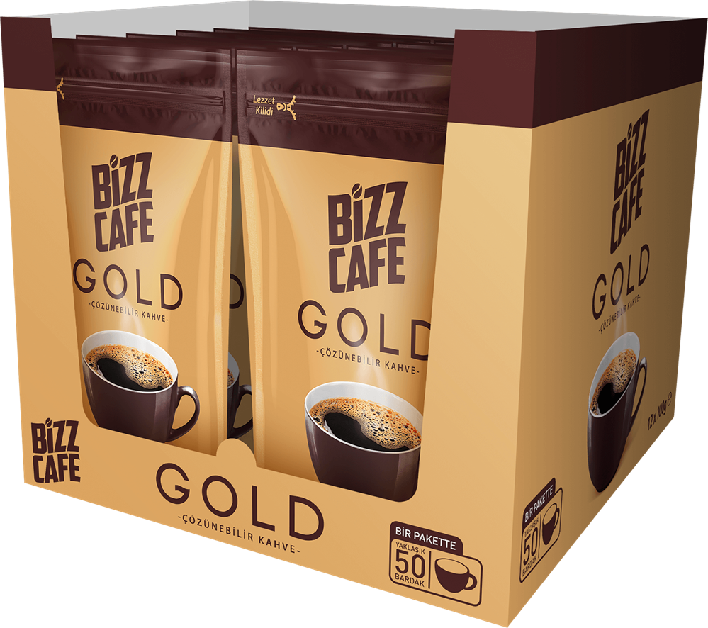 Bizz Cafe Gold Premium Instant Coffee 100g Jar
