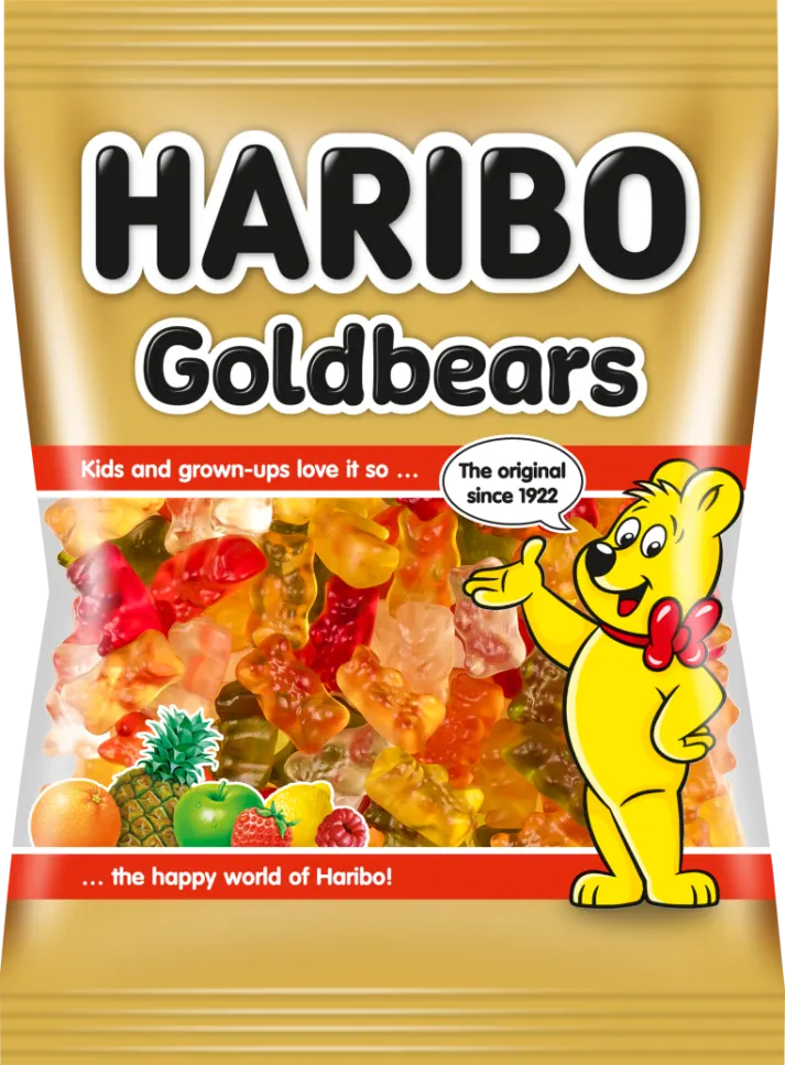Goldbears Fruit Gummy Candy - 1 Pallet, 56 Boxes