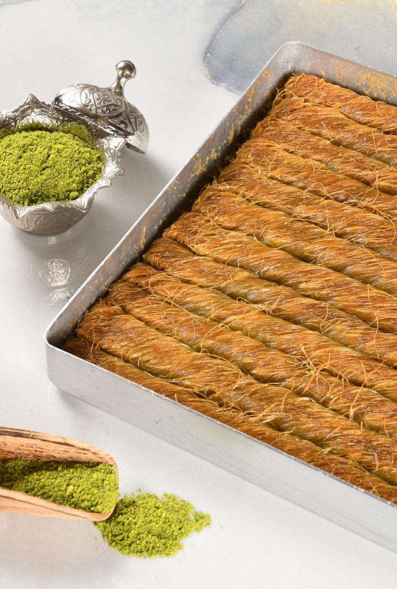 Asi | Gaziantep Pistachio Burma Kadayif Tray - Aladdin Business