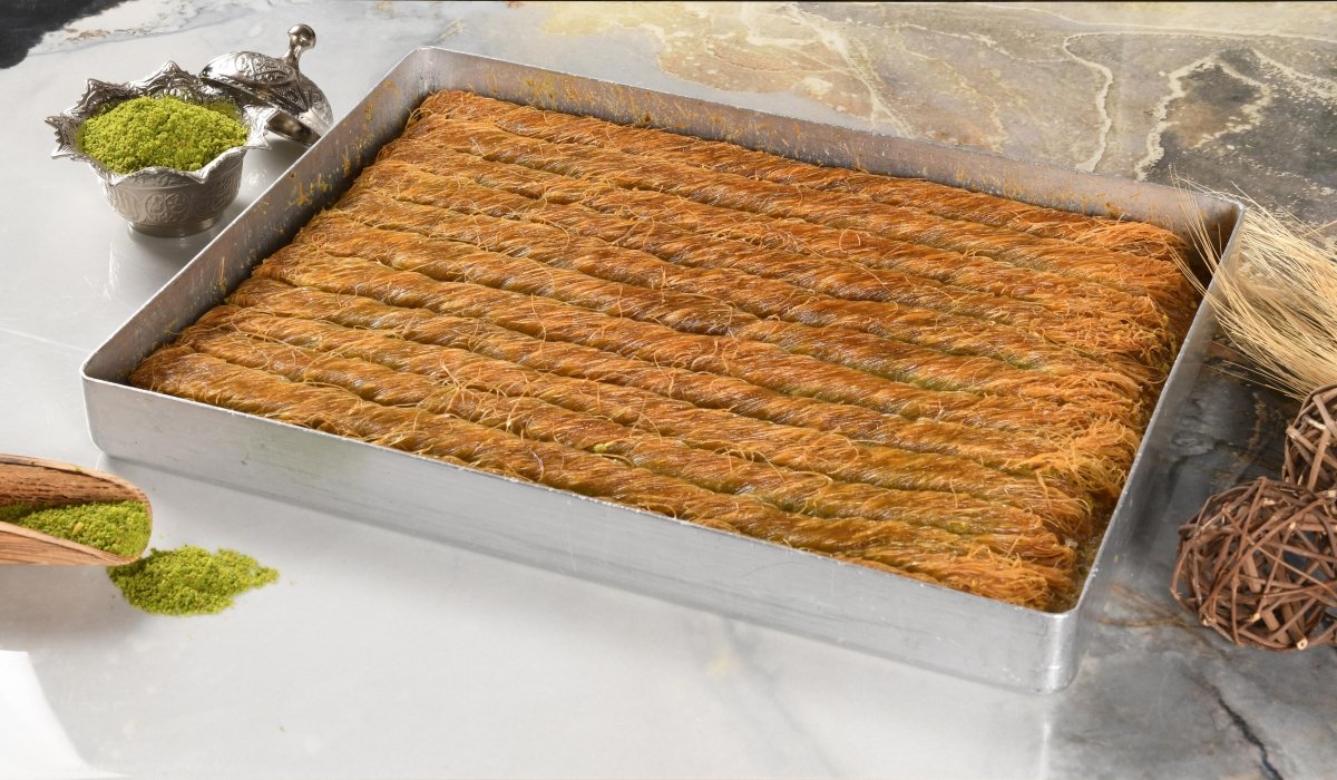 Asi | Gaziantep Pistachio Burma Kadayif Tray - Aladdin Business