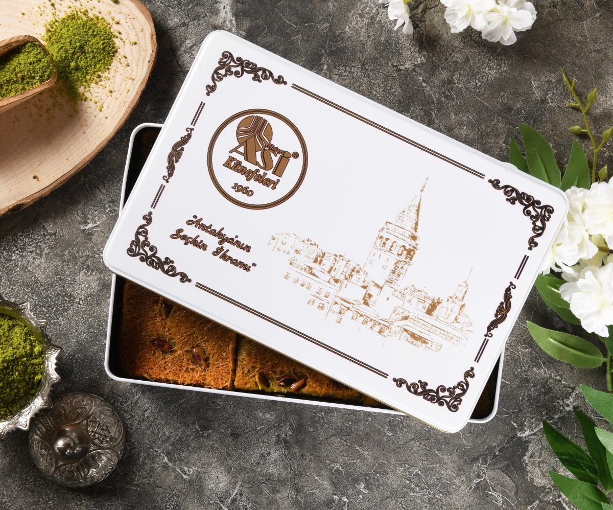 Asi | Pistachio Kadayif in Gift Metal Box - Aladdin Business