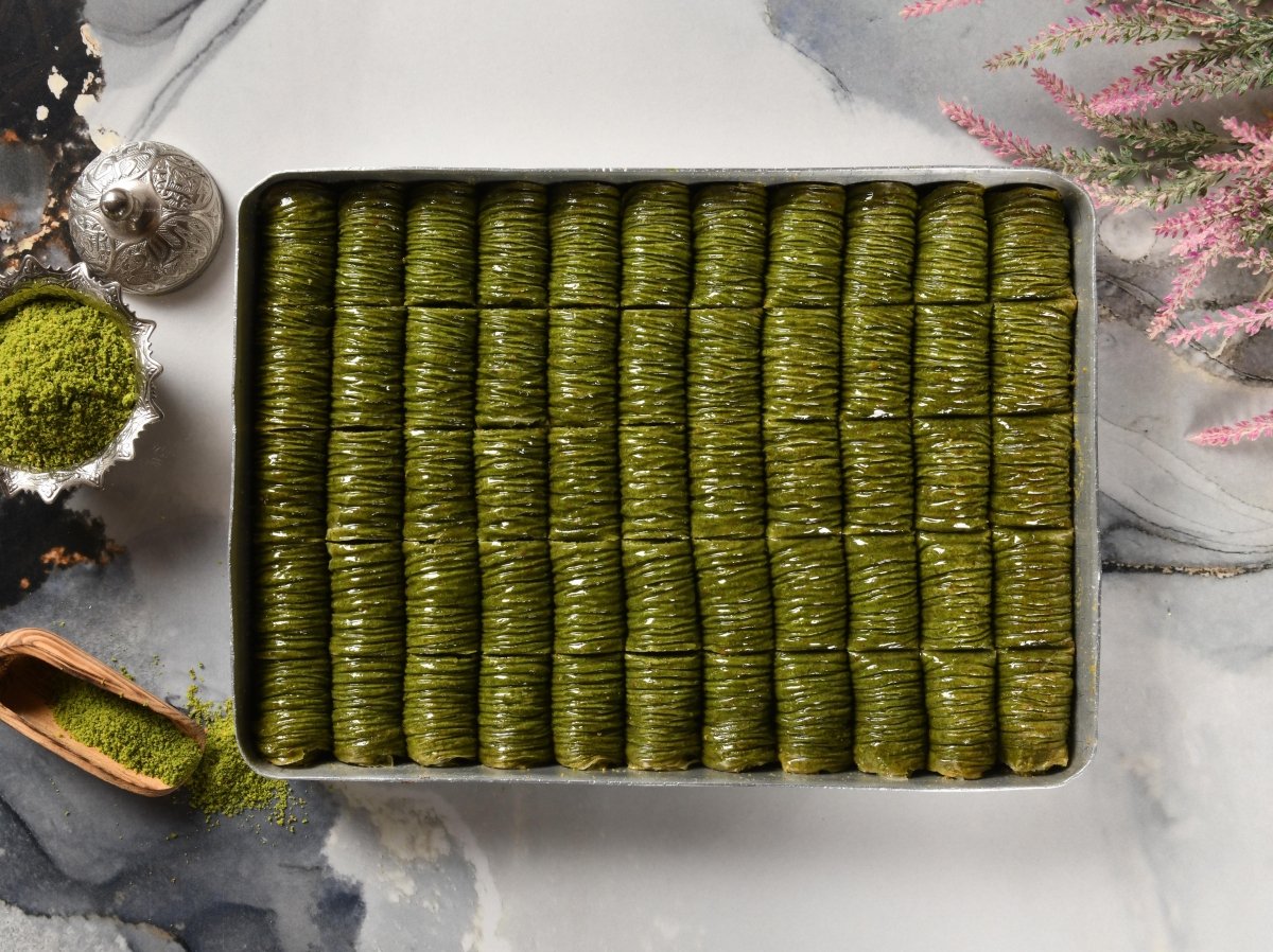 Asi | Pistachio Sarma Baklava Tray - Aladdin Business