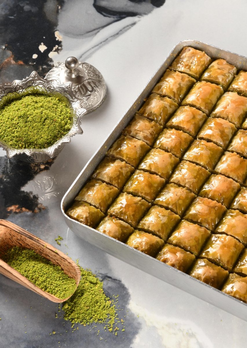 Asi | Special Mini Baklava with Pistachio Tray - Aladdin Business