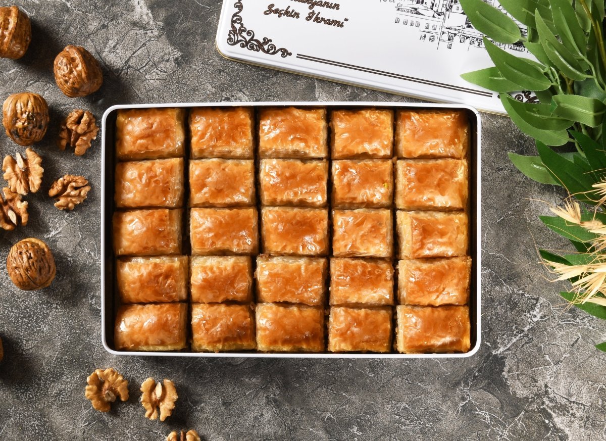 Asi | Walnut Baklava in Gift Metal Box - Aladdin Business