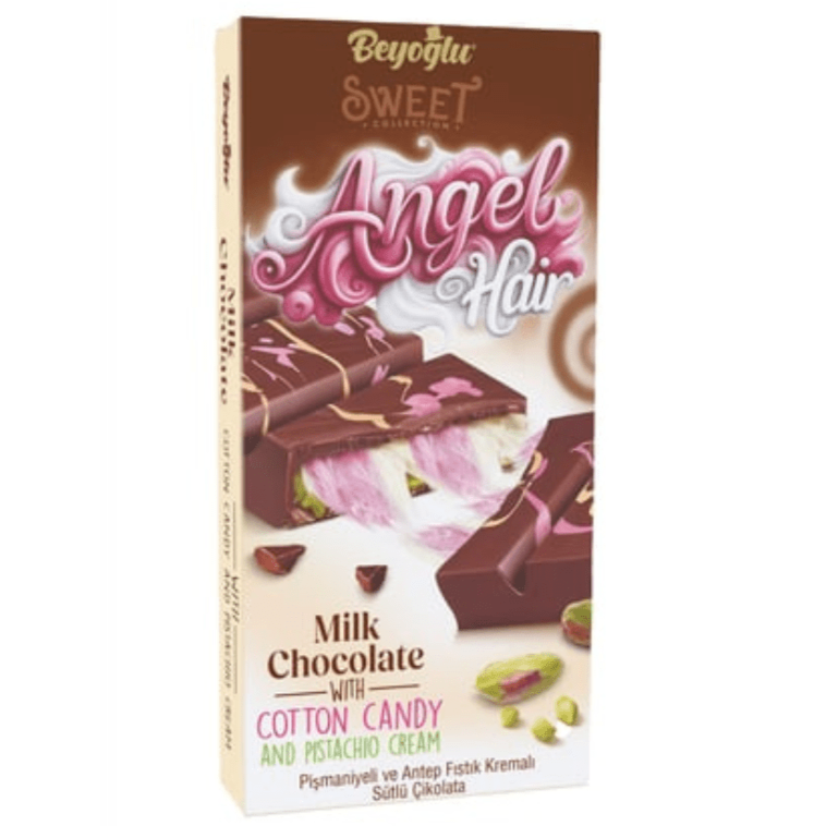 Angel Hair Chocolate with Cotton Candy and Pistachio Cream - 36 pieces x 170 gr