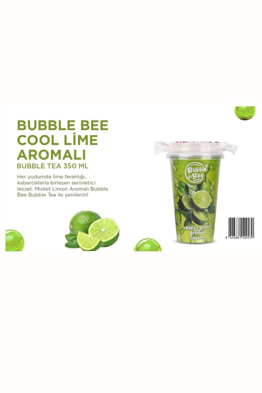 Bubble Bee Natural Lime Flavored Beverage 350ml - Aladdin Business