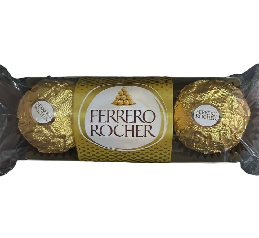 Gourmet Rocher Hazelnut Chocolates - 3 - Piece Gift Pack - Aladdin Business
