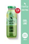 Herb Cool Lime Sugar - Free Iced Tea 12 - Pack | Refreshing 250ml Bottles - Aladdin Business