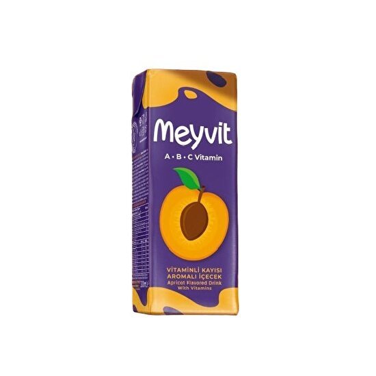 Meyvit Turkish Apricot Nectar Juice Box 200ml - Aladdin Business