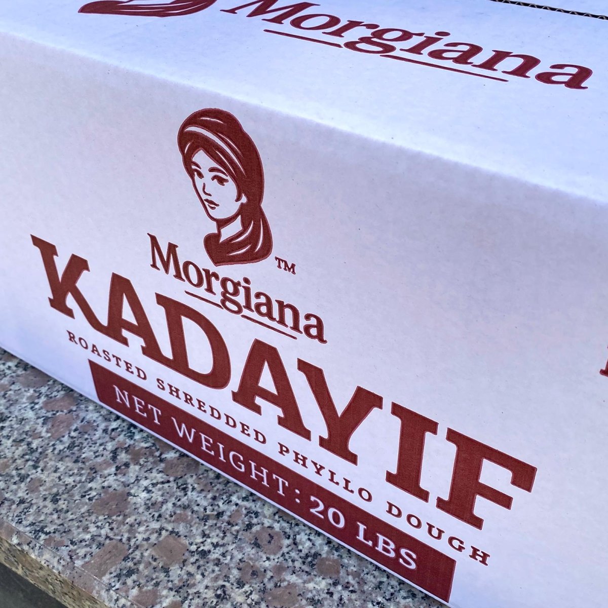قطايف/كنافة محمّرة - عجينة فيلو مبشورة سائبة - 20 رطل (9.1 كجم)