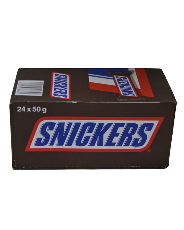 Snickers Original Milk Chocolate Candy Bar - 24 Count Pack, 50g Each - Aladdin Business