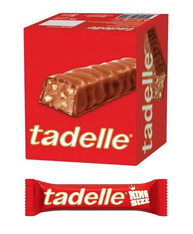 Tadelle King Milk Chocolate Bars with Hazelnut - 16 Count Pack - Aladdin Business