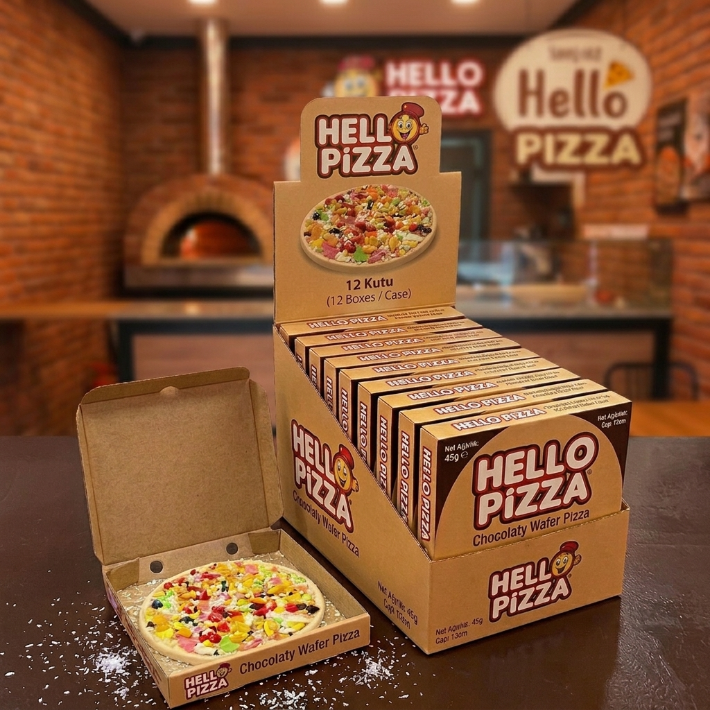 Hello Pizza Chocolate with Dry Fruits – 45 g (144 pcs / Case)