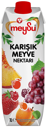 Meysu Mixed Fruit Nectar 1L - Authentic Turkish Beverage