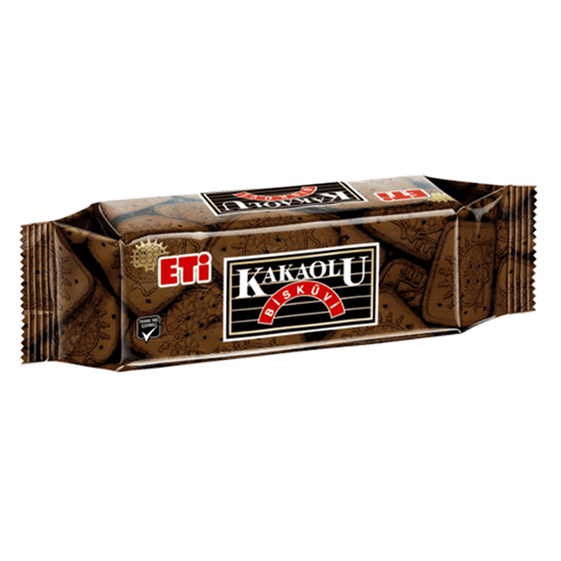 ETI Cocoa Biscuits 12x125g Case | Authentic Turkish Snack