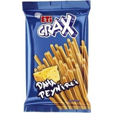 Eti Crax Savory Cheese Stick Crackers, 50g (20-Pack)
