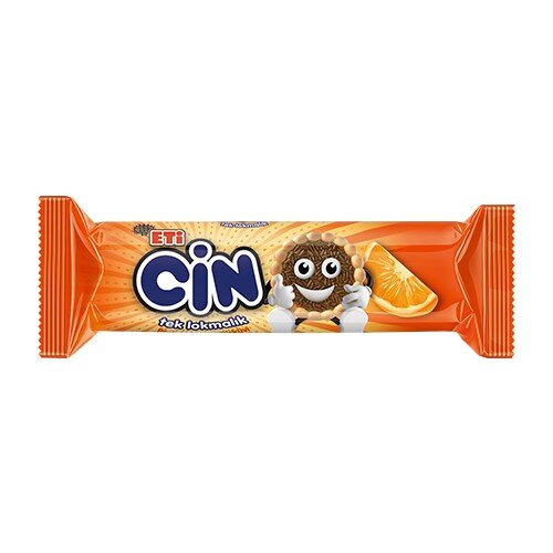 Eti Cin Mini Orange Jelly Snack Cakes - 18 x 114g Packs