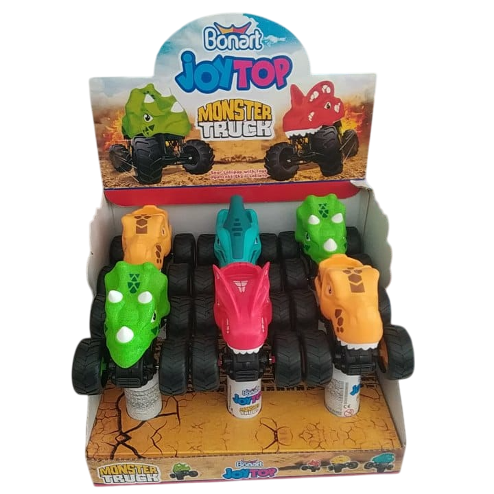 1881 Bonart Joytop Monster Truck Lollipop with Toy Gift, 11g - Aladdin Business