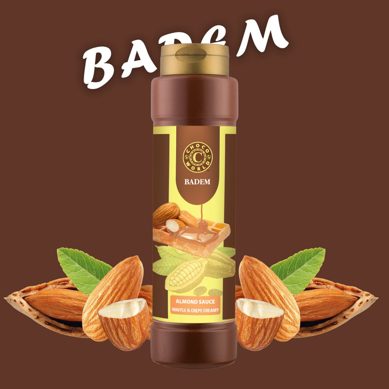Chocoworld Gourmet Almond Waffle & Crepe Sauce | 800g Dessert Topping