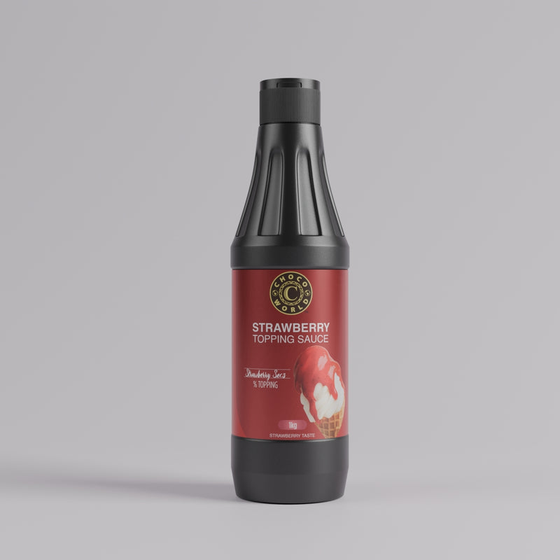 Chocoworld Premium Strawberry Dessert Topping Sauce - 1kg