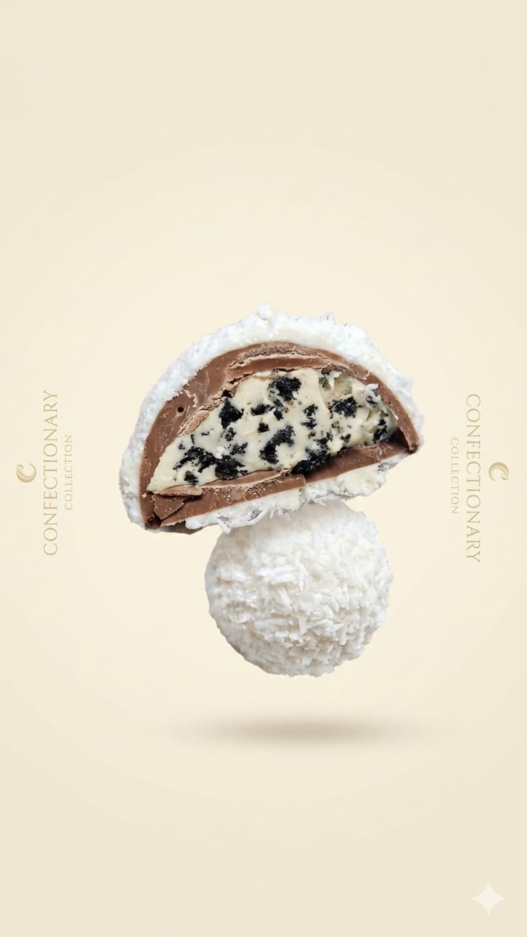 Hello Iglo Cream & Biscuit Filled Coconut Covered Chocolate – 50 g (144 pcs / Case)