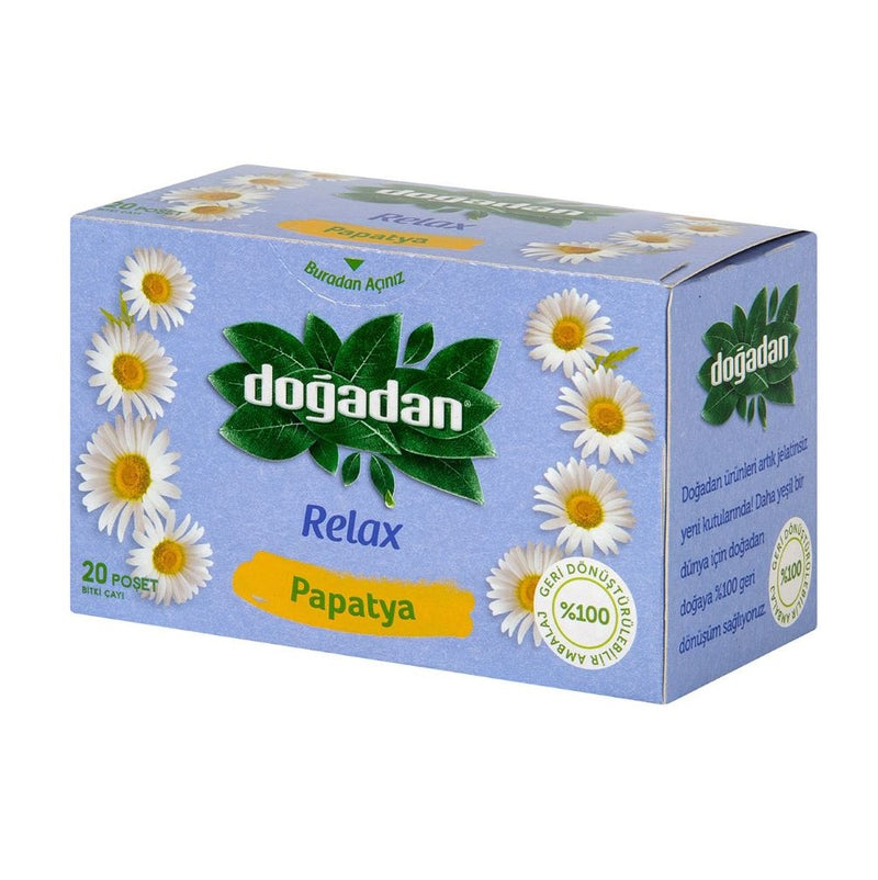 Dogadan Chamomile Herbal Tea Bags, 20 Count, 29g