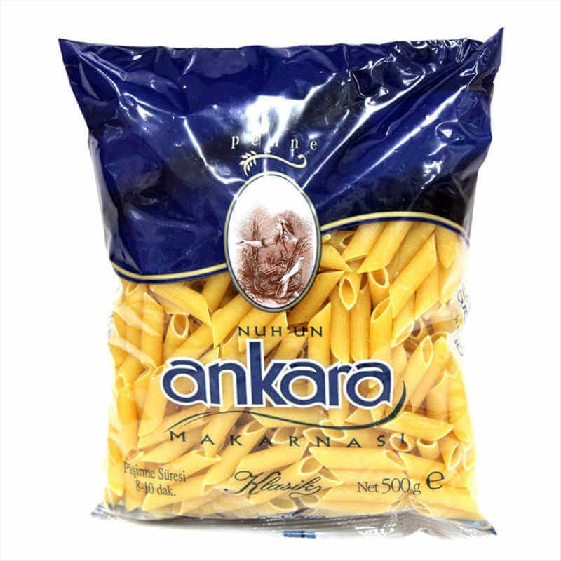 Nuh'un Ankara Penne Pasta - Authentic Turkish Macaroni 500g