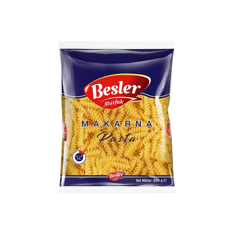 Besler Mutfak Turkish Fusilli Pasta, 500g Bag