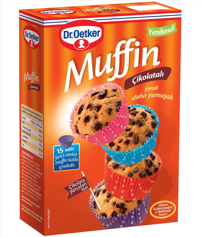 Dr. Oetker Chocolate Muffin Mix 345g - Easy Bake Dessert