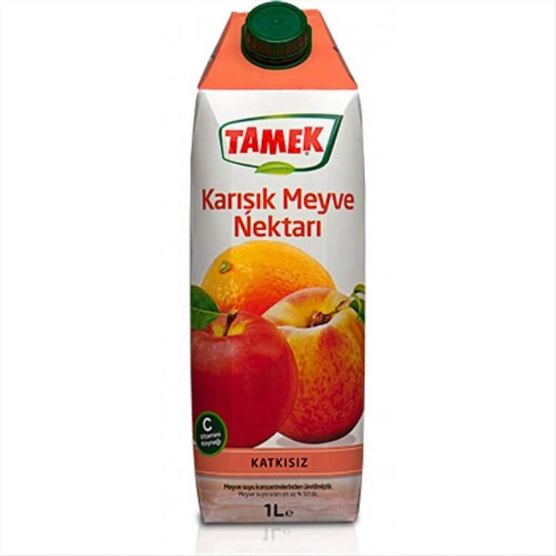 Tamek Mixed Fruit Nectar 1L - Refreshing Turkish Blend