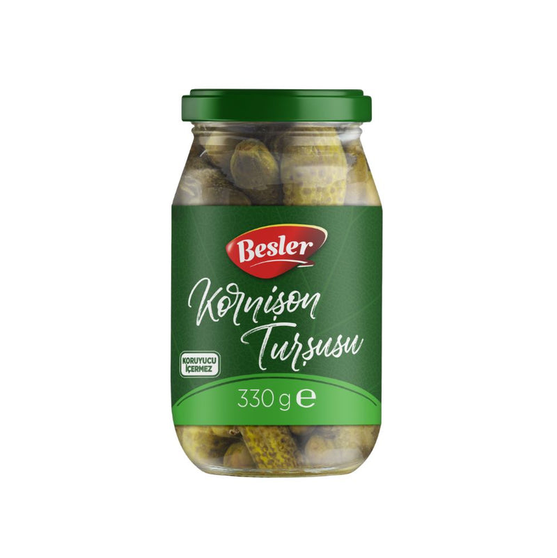 Besler Turkish Gherkin Pickles 330g Jar