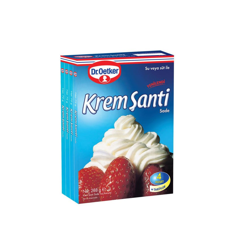 Dr. Oetker Classic Whipped Topping Mix Powder, 4x72g Packs