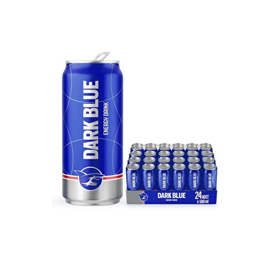 Dark Blue Energy Drink 500ml - Refreshing Power Boost