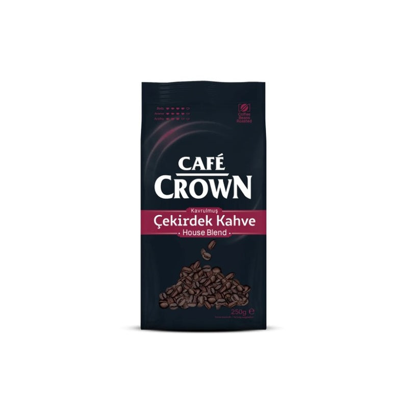 Cafe Crown House Blend Whole Bean Coffee - 250g Bag