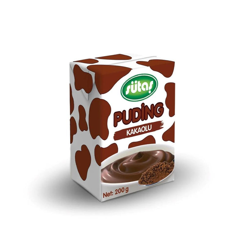 Sutas Chocolate Pudding Mix 200g - Easy Turkish Dessert Powder