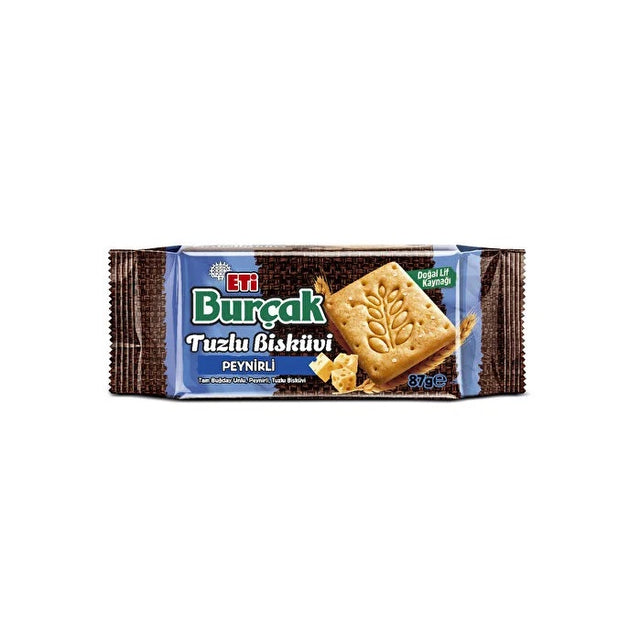 Eti Burcak Turkish Savory Cheese Crackers - 87g Pack