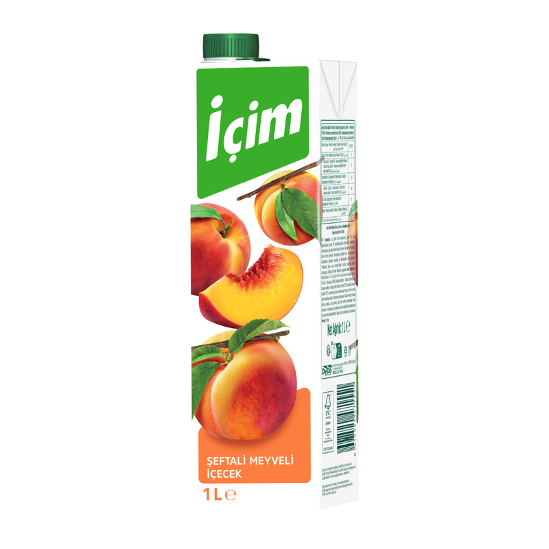 Icim Peach Nectar Drink, 1 Liter Carton