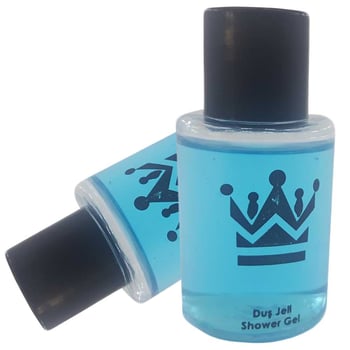 500 - Count Mini Hotel Shower Gel | 30ml Disposable Cylinder Bottles | Guest Amenity Supply - Aladdin Business