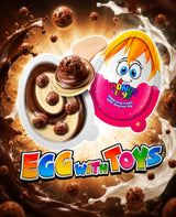 Bonus Toys Plastic Egg Chocolate with Toys (Pink) – 20 g (144 pcs / Case)