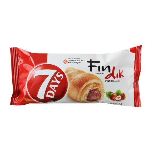 7 Days Hazelnut Croissant Pastry - Individually Wrapped 60g - Aladdin Business