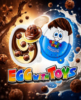 Bonus Toys Plastic Egg Chocolate with Toys (Blue) – 20 g (144 pcs / Case)