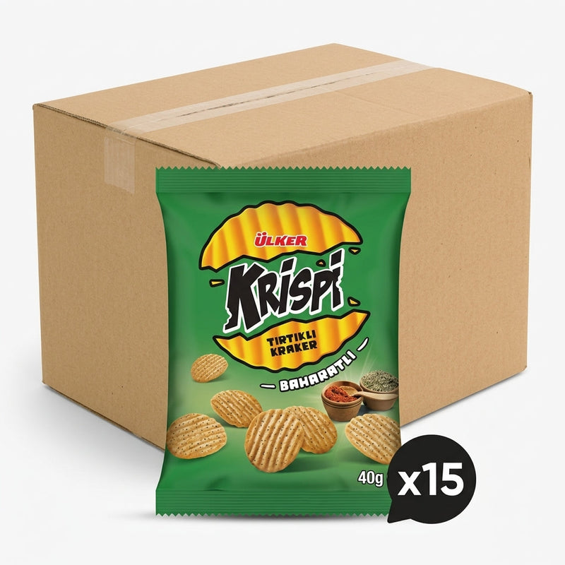 Crispy Hot Spicy Crackers - 48g x 15 Pieces