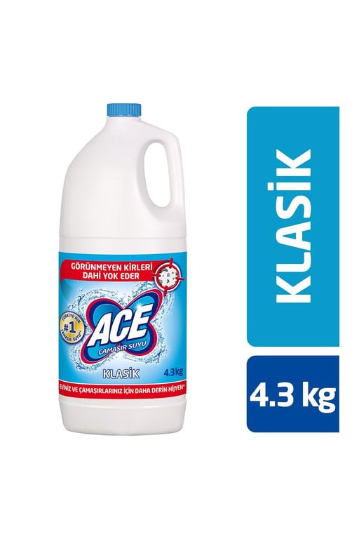 Ace Classic Bleach – Powerful 4 Liter Laundry & Household Cleaner - Aladdin Business