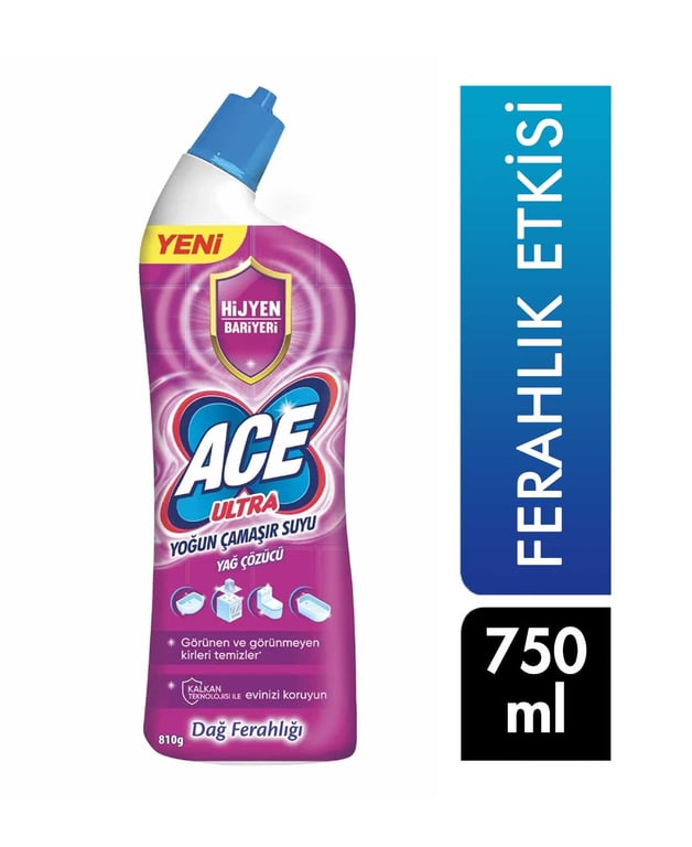Ace Ultra Power Gel Concentrated Bleach with Fresh Scent - 810ml - Aladdin Business