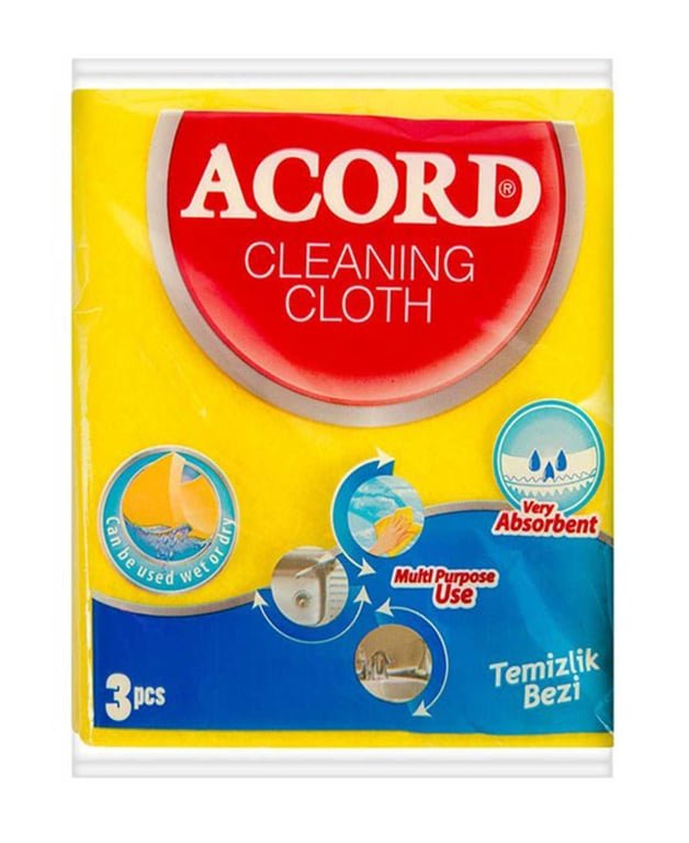 Acord Premium Microfiber Cleaning Cloths - All - Purpose 3 Pack - Aladdin Business