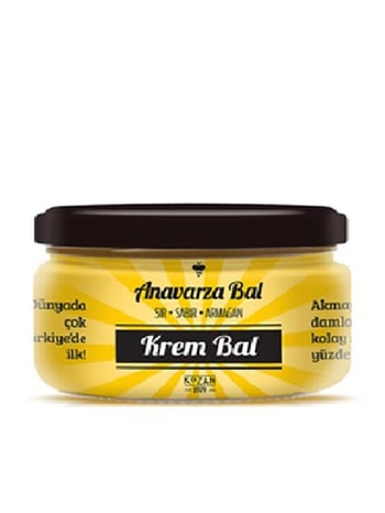 Anavarza Creamed Honey 200g Jar - Pure Turkish Honey Spread - Aladdin Business
