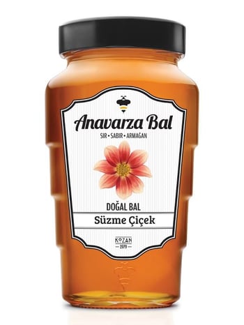 Anavarza Pure Flower Honey 850g Jar - Authentic Turkish Delight - Aladdin Business