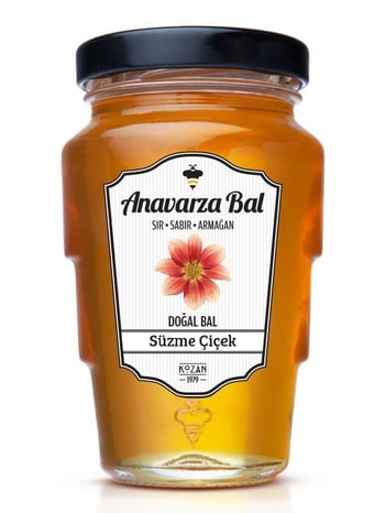 Anavarza Pure Turkish Flower Honey - Natural & Aromatic 220g Jar - Aladdin Business