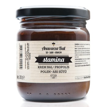 Anavarza Stamina Creamed Honey - 200g Natural Energy Support from Turkey - Aladdin Business