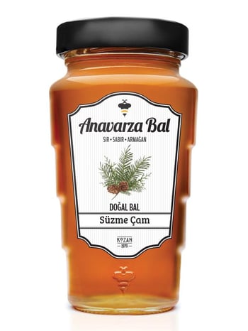 Anavarza Turkish Pine Honey 450g - Pure Forest Nectar from Turkey - Aladdin Business